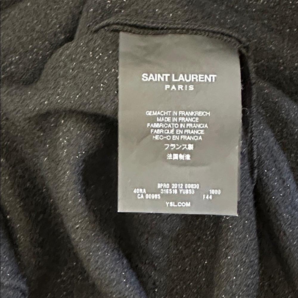 New Saint Laurent wool silk cap sleeve shift sheath boxy knee length mini dress - Picture 13 of 16